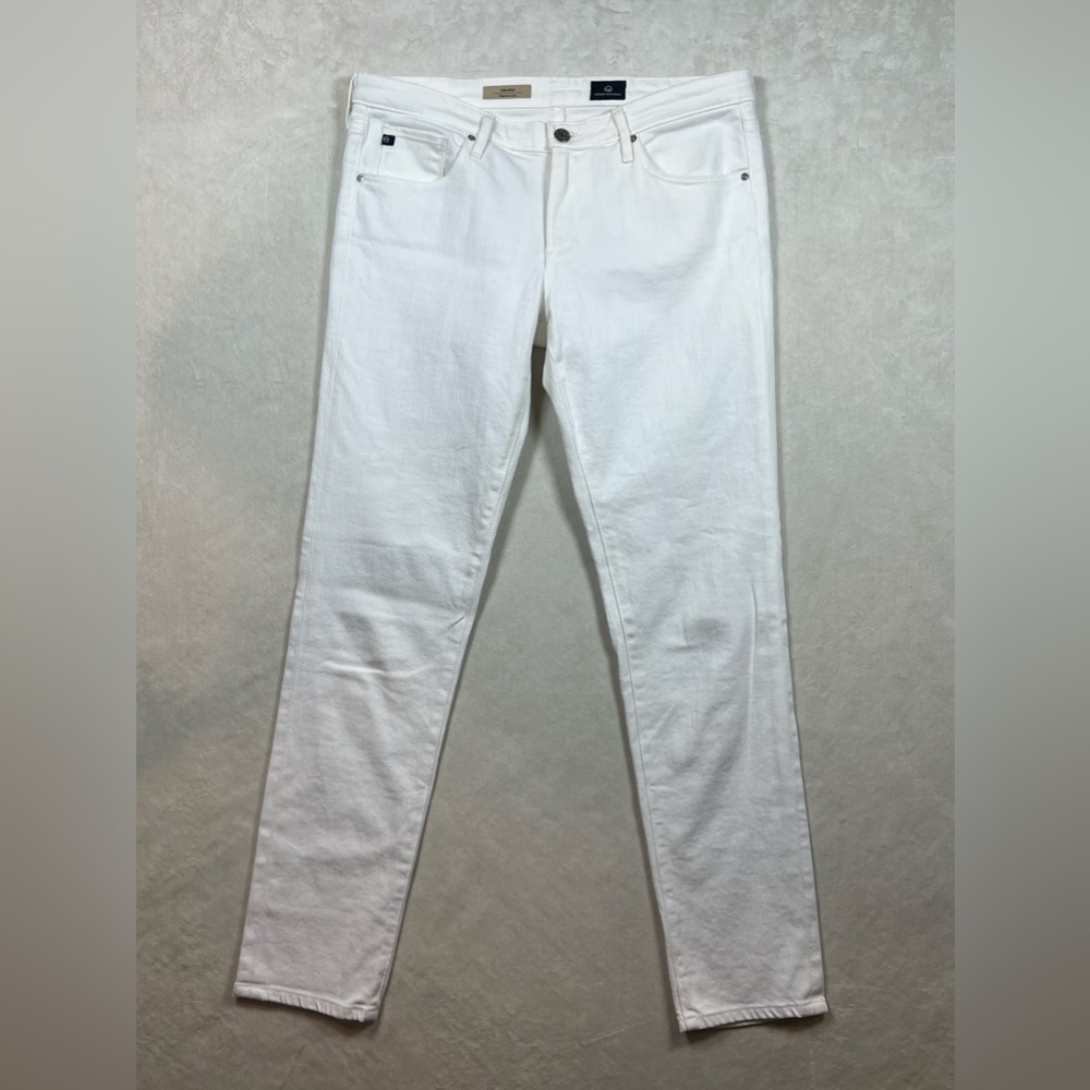 AG Women’s Adriano Goldschmied Size 30 The Stilt Classic White Jeans Pants